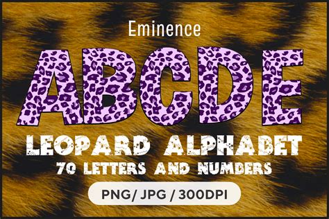 Eminence Leopard Alphabet Graphic By Fromporto · Creative Fabrica