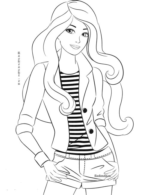 Pin By Desenhos Desenhos On Colorir Barbie Drawing Barbie Coloring My