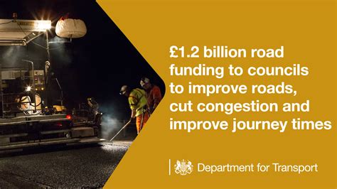 Dept For Transport On Twitter £12 Billion Funding For Local Roads