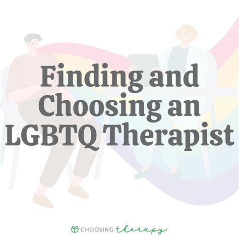 Finding An Lgbtq Therapist