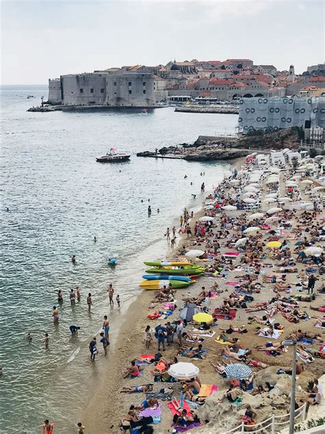 Banje Beach Dubrovnik Croatia Dubrovnik Croatia Island Beach The