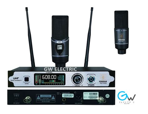 For all your engineering needs. Dynamax Wireless MIC - PHWLDX-PU1955 - GW ELECTRIC SDN BHD