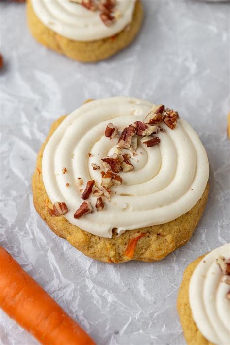 Spiced Crumbl Carrot Cake Cookies Copycat Recipe Recipe In 2022 Recipe For Carrot Cookies
