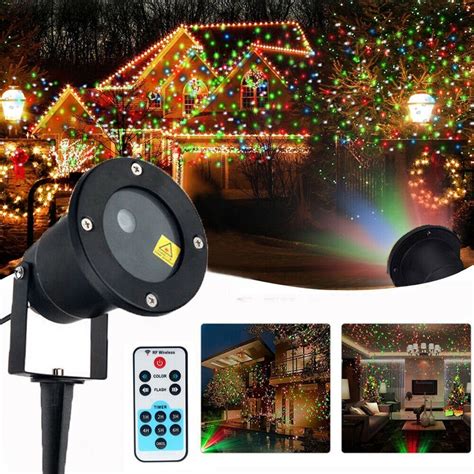 Outdoor Christmas Star Sky Laser Projector Shower Light Waterproof Led