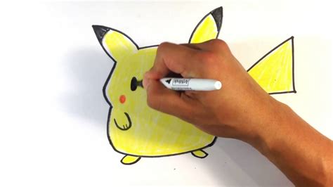 How To Draw Pikachu Fat From Pokemon Go Easy Drawings Youtube