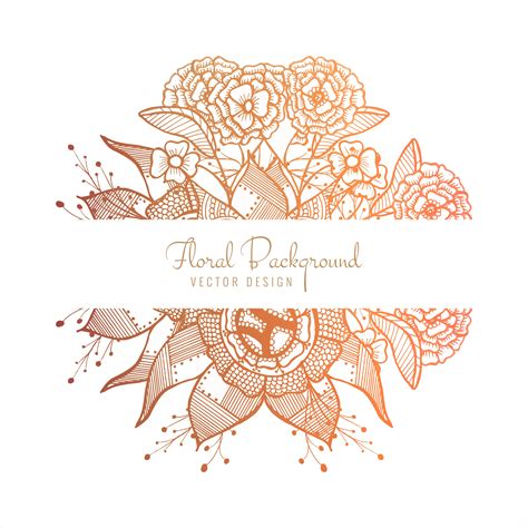 Beautiful Colorful Wedding Floral Design 257480 Vector Art At Vecteezy