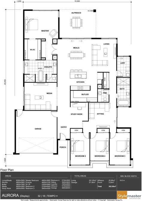 Aurora 32 18 Stylemaster Homes New House Plans Home Design Floor