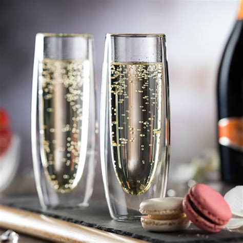 Personalised Stemless Champagne Glass By Duncan Stewart