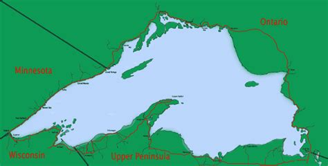 Road Mileage Maps Lake Superior Circle Tour