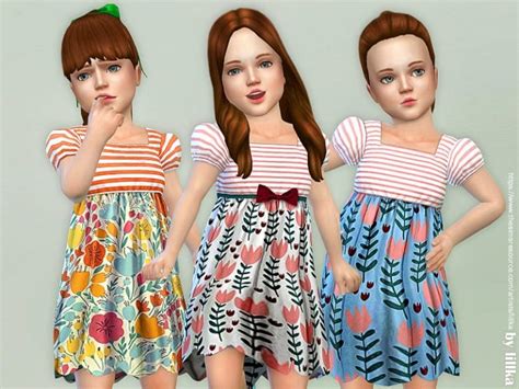 Toddler Dresses Collection P88 Mod Sims 4 Mod Mod For Sims 4