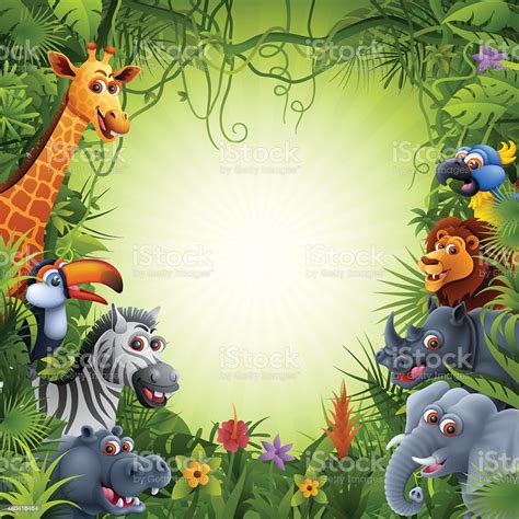 Jungle Animals Stock Illustration - Download Image Now - iStock
