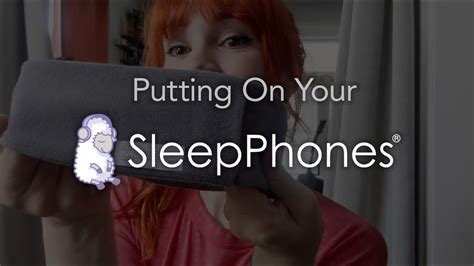 Putting On Your Sleepphones® How To Wear Sleepphones® Headphones Youtube