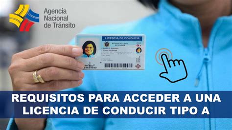 Requisitos Para Acceder A Una Licencia De Conducir Tipo A Ecuanoticias