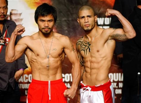 How tall is manny pacquiao? Manny Pacquiao 144 vs Miguel Cotto 145