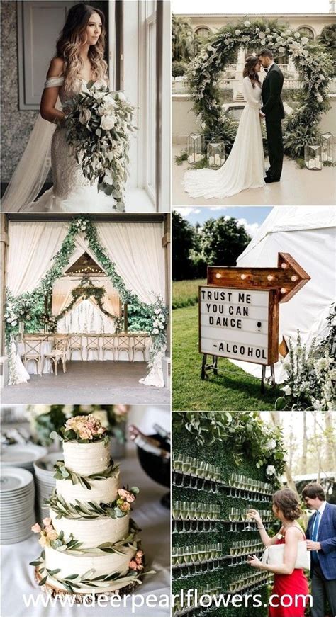 rustic greenery marriage ceremony shade and decoration strategies
