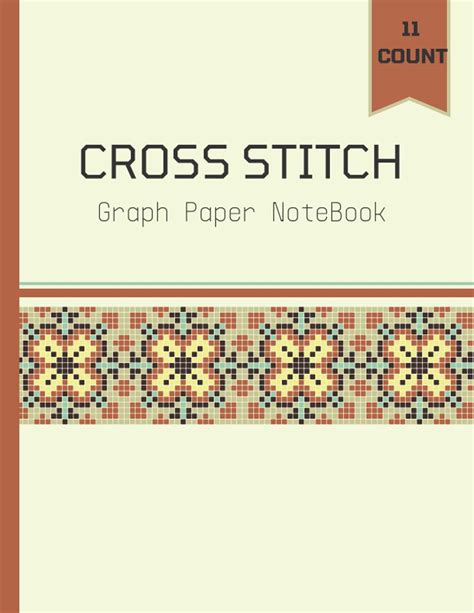 11 Count Cross Stitch Graph Paper 11squares Per Inch Graph Paper 8