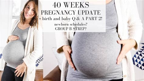 40 Weeks Pregnancy Update Baby And Birth Q And A Home Birth Mom