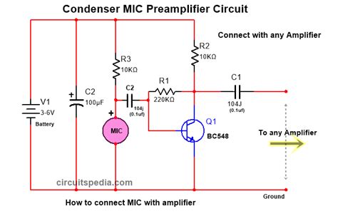 How To Connect Condenser Microphone With Any Amplifier Electronic