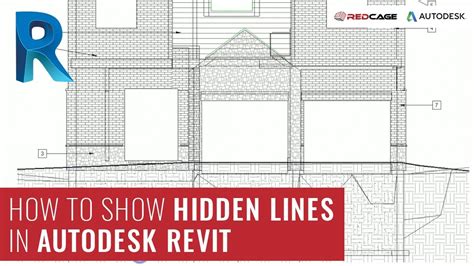 How To Show Hidden Lines In Autodesk Revit Youtube
