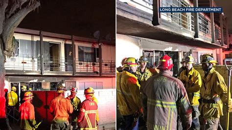 1 Killed 6 Injured In Long Beach Apartment Fire Abc7 Los Angeles