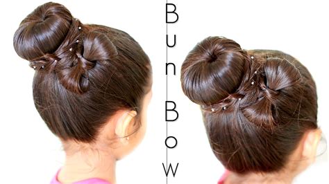 Easy Donut Bun Updo With A Bow Hairstyle Shrutiarjunanand Youtube