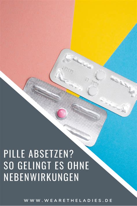 Pin auf Pille absetzen