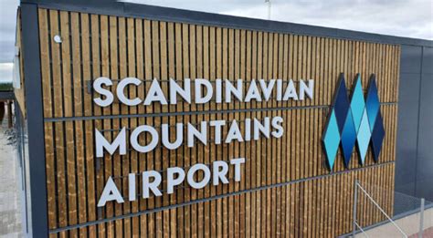 Scandinavian Mountains Airport Norling Skylt
