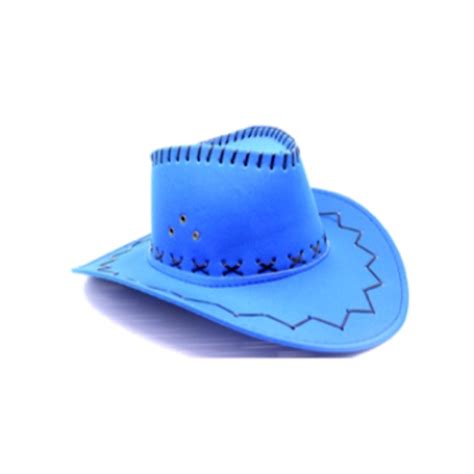 Fluro Light Blue Cowboy Hat Sydney Costume Shop