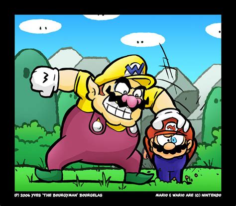Mario And Wario By Thebourgyman On Deviantart