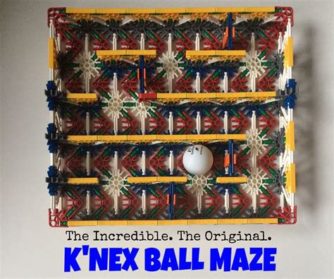 Make Your Own Knex Ball Maze 9 Steps With Pictures