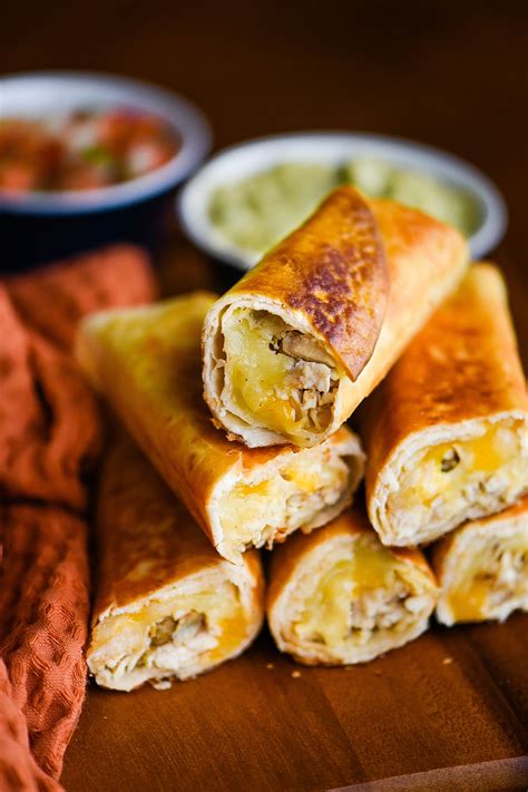 That is the question i was asking myself as i tried to name this recipe. 3-Ingredient Shredded Chicken Flautas | Dude That Cookz