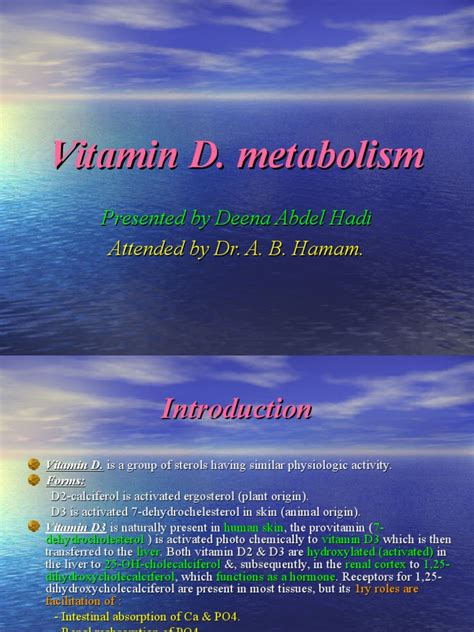 Vitamin D Metabolism Pdf Vitamin D Osteoblast