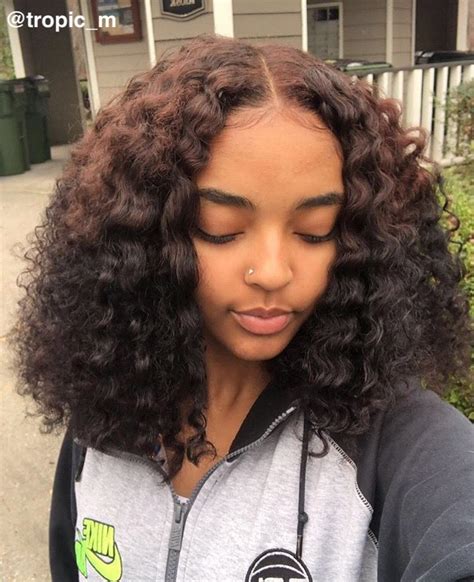 Follow Tropicm For More ️ Thick Hair Styles Curly Hair Styles
