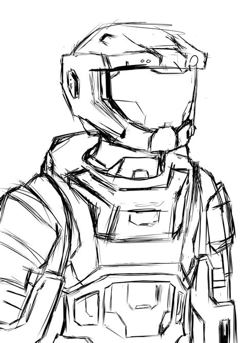 Halo Reach Armor Doodle By Spartan 172 On Deviantart