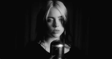 watch billie eilish s no time to die music video popsugar entertainment