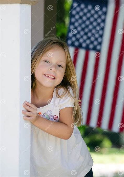 All American Girl Stock Image Image Of Patriotic American 46714681