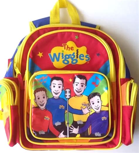 The Wiggles Backpack School Bag Abc Kids Original Wiggles 2009