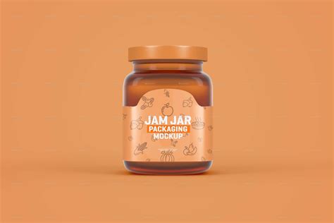 31 delicious jam jar mockup psd mockup templates