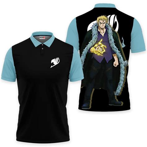 Laxus Dreyar Polo Shirts Fairy Tail Custom Anime Merch Clothes Gear