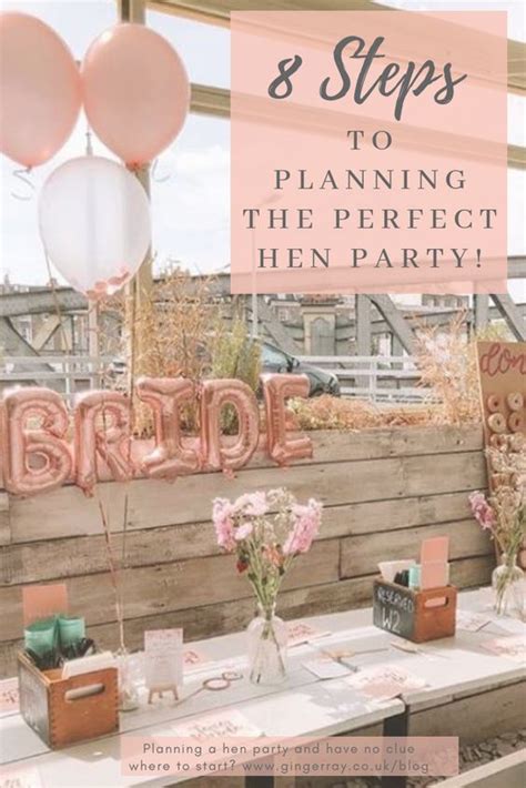 Plan The Perfect Hen Party In 8 Easy Steps Using Our Step By Step Guide Hens Party Themes Hen