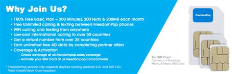 Freedompop Sim Card With 100 Free Mobile Phone Service Uk