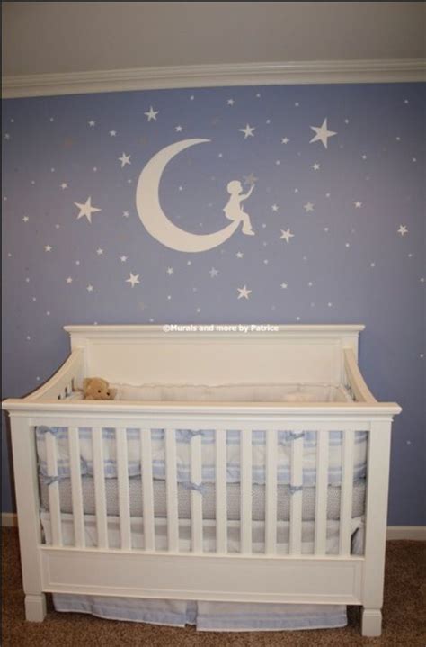 Absolutely Love A Moon And Stars Themed Nursery For A Baby Boy Baby