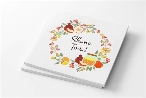 Enjoy the collection of rosh hashana cards online at the university of washington libraries digital collections. Shana Tova Card Template ~ Card Templates on Creative Market