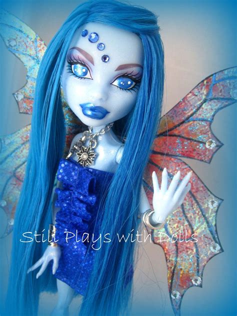 Blue Fairy Commission By Arkohio On Deviantart Custom Monster High