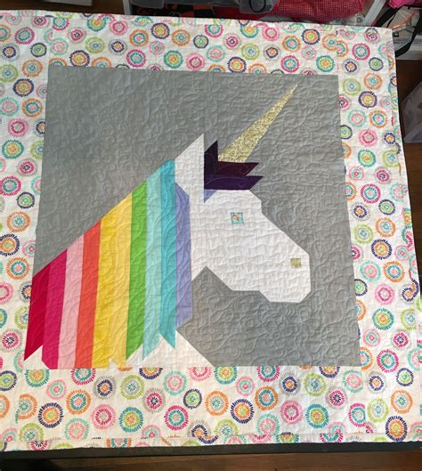 Lisa The Unicorn Pattern Unicorn Quilt Barn Quilts Picture Quilts