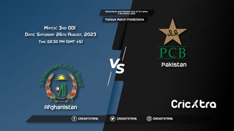 Afghanistan And Pakistan Tour Of Sri Lanka ODI Series AFG Vs PAK Rd ODI Match