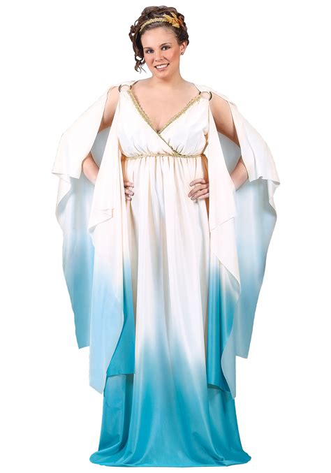 Most ancient greek sources (e.g. Women's Plus Size Greek Goddess Costume