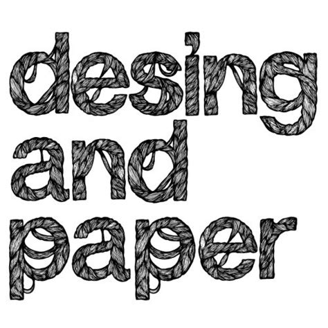 Design And Paper Typothursday Hairvetica