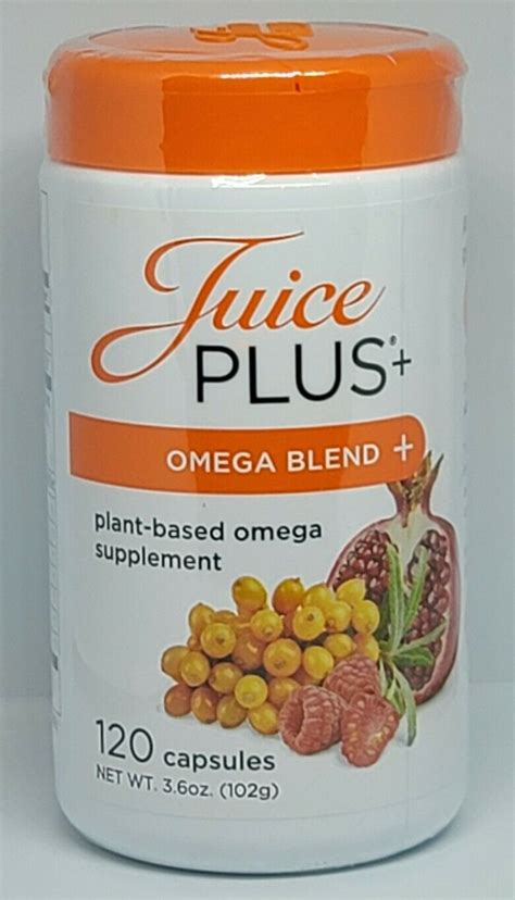 Juice Plus Omega Blend 120 Capsules Month Supply New Sealed Exp 042023