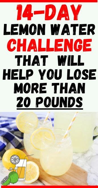 A 14-day lemon water challenge to lose weight | Hello Healthy.